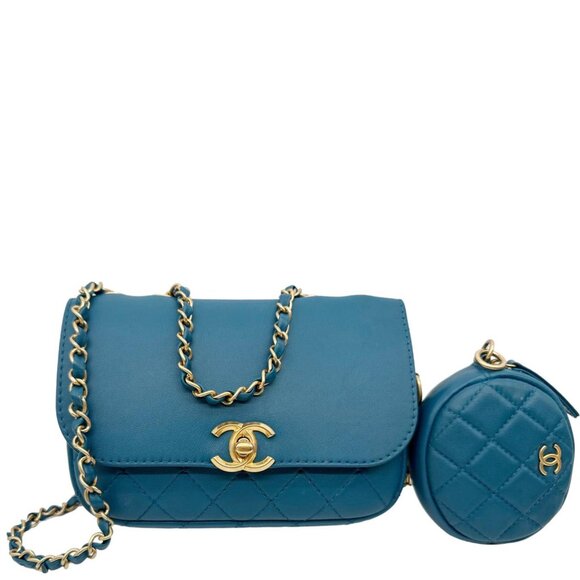 CHANEL Handbags - Chanel Multi Pouching Flap With Coin Purse Quilted Calfskin Leather Crossbody B